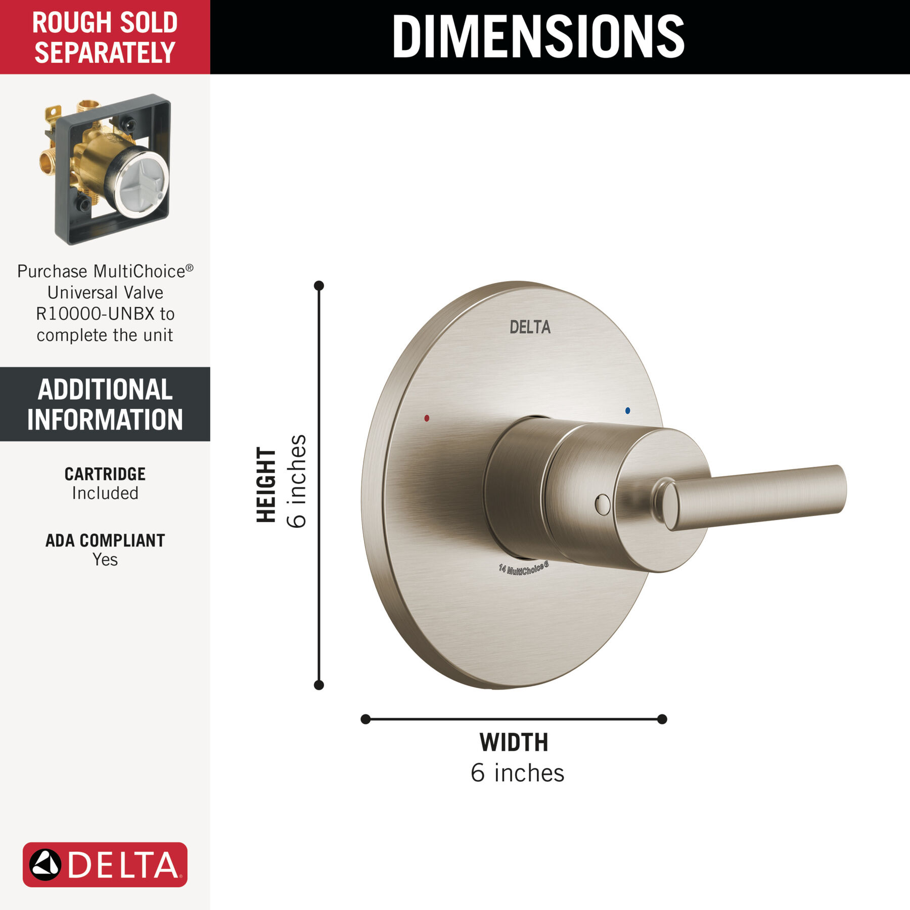 Monitor&nbsp;14 Series Valve Only Trim